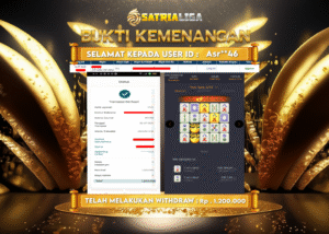 BUKTI KEMENANGAN MEMBER SATRIALIGA Rp 1.200.000