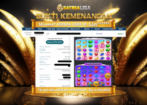 BUKTI KEMENANGAN MEMBER SATRIALIGA Rp 4.011.000