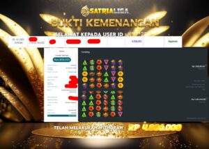 BUKTI KEMENANGAN MEMBER SATRIALIGA Rp 4.806.000